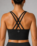 Nova Ease High Neck Crossed Crop