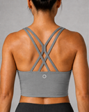 Nova Ease High Neck Crossed Crop